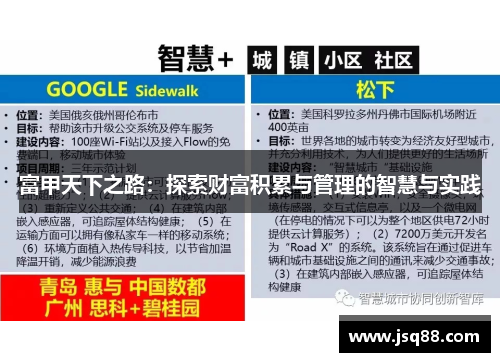 富甲天下之路：探索财富积累与管理的智慧与实践
