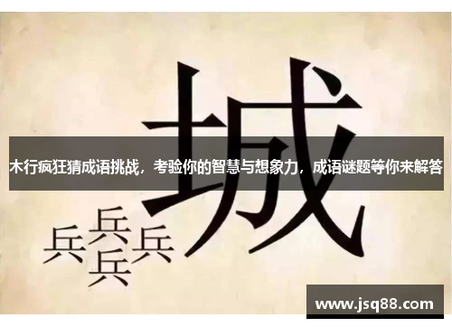 木行疯狂猜成语挑战，考验你的智慧与想象力，成语谜题等你来解答